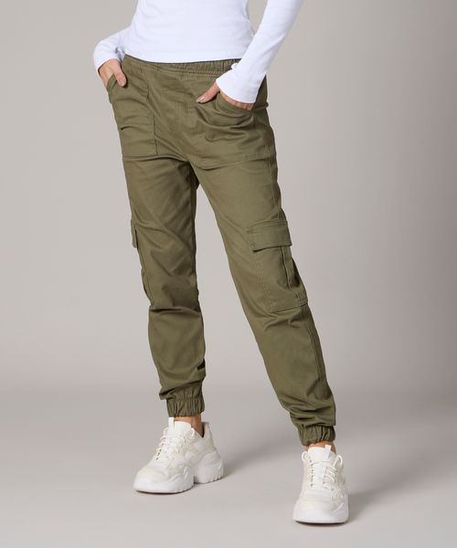 Jogger de Gabardina  de  Dama