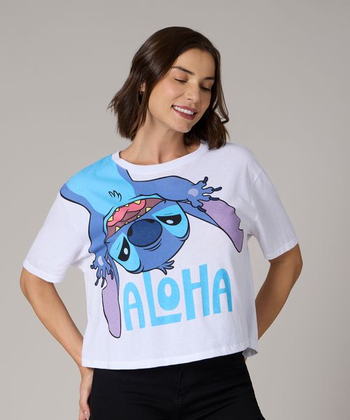 Playera de Licencia Stitch de  Dama