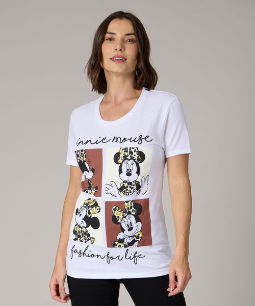 Playera de Licencia Minnie Mouse de  Dama