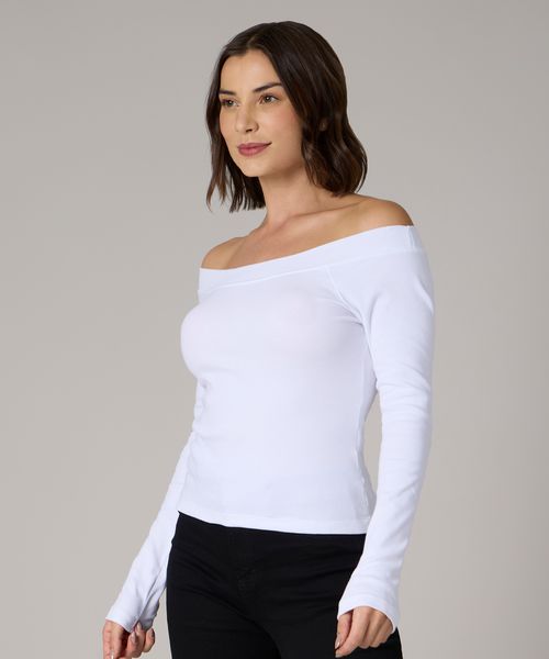 Playera Manga Larga  de  Dama