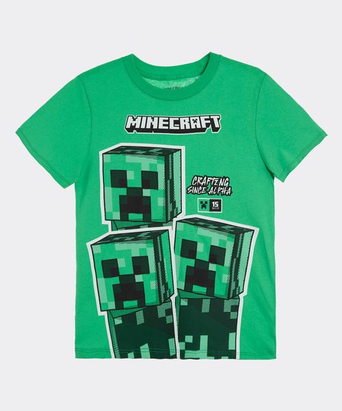 Playera de Licencia Minecraft de  Niño Infantil