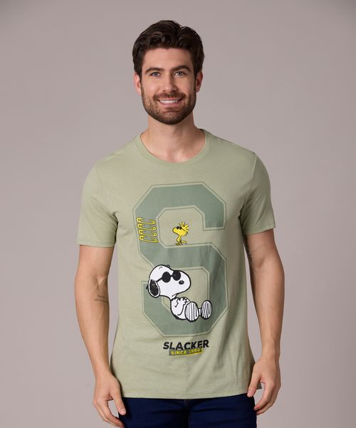 Playera de Licencia Snoopy de  Caballero