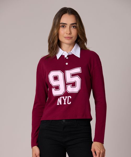 Playera Manga Larga  de  Dama