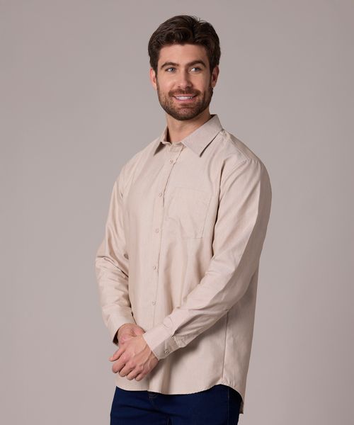 Camisa Manga Larga  de  Caballero