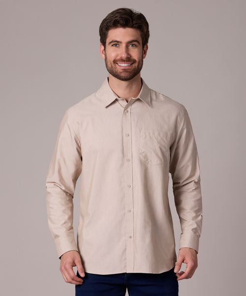 Camisa Manga Larga  de  Caballero