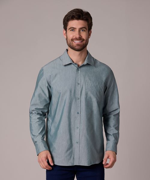 Camisa Manga Larga  de  Caballero