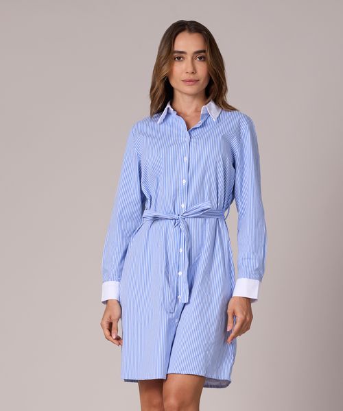 Vestido Manga Larga  de  Dama
