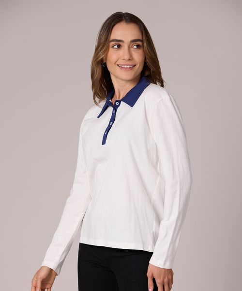 Playera Manga Larga  de  Dama