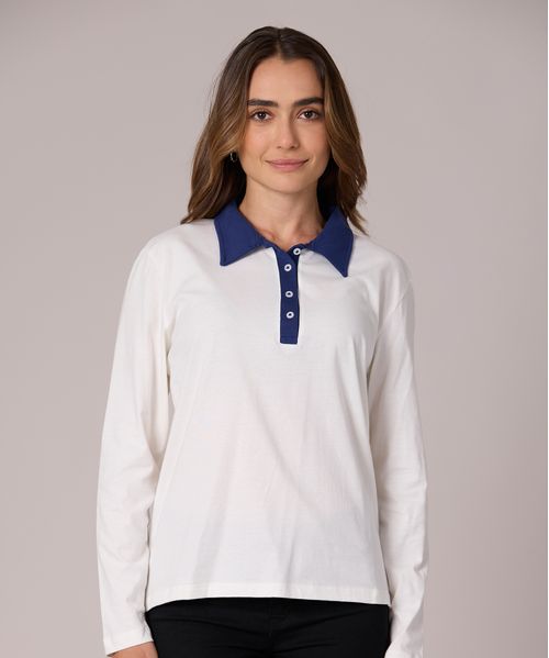Playera Manga Larga  de  Dama