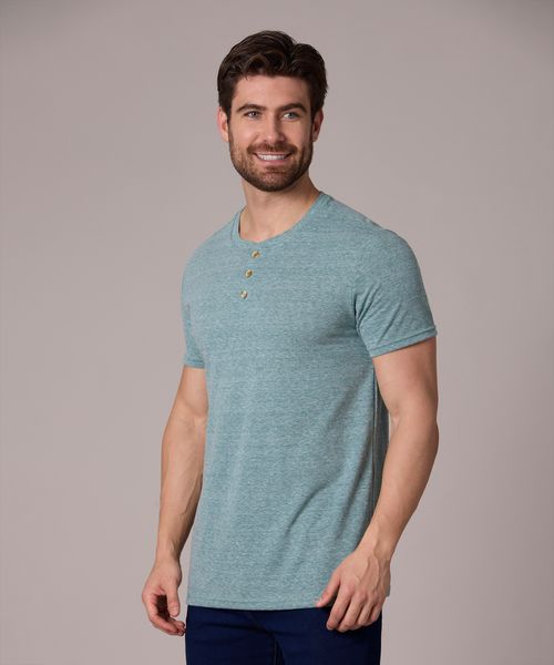 Playera Henley  de  Caballero