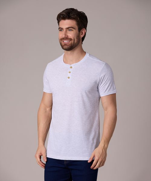 Playera Henley  de  Caballero