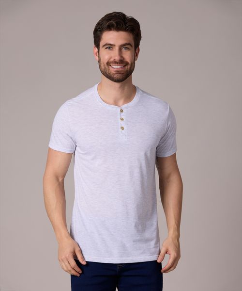 Playera Henley  de  Caballero