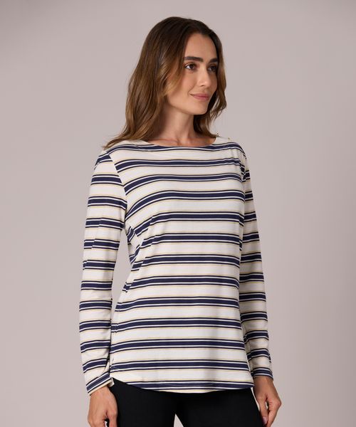 Playera Manga Larga  de  Dama