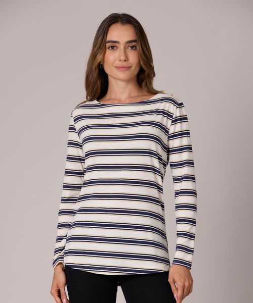 Playera Manga Larga  de  Dama
