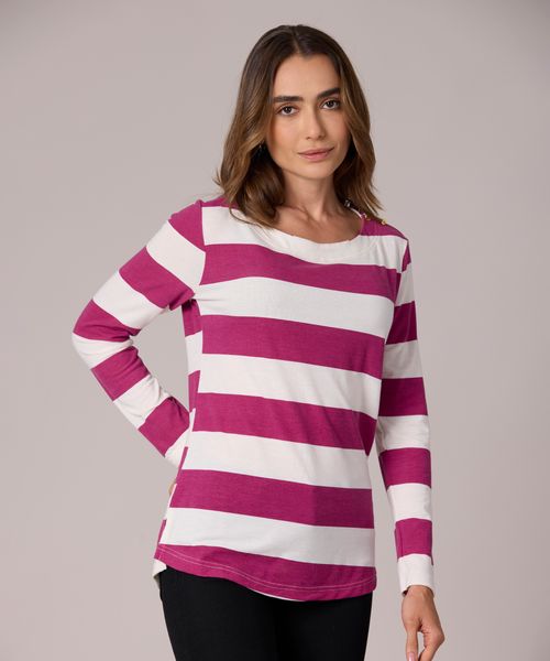 Playera Manga Larga  de  Dama