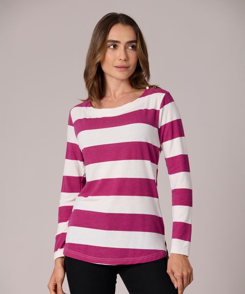 Playera Manga Larga  de  Dama