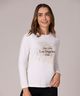 Playera Manga Larga  de  Dama