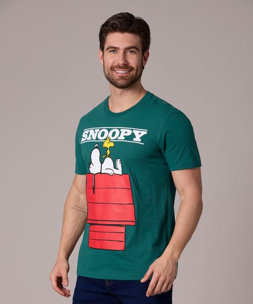 Playera de Licencia Snoopy de  Caballero