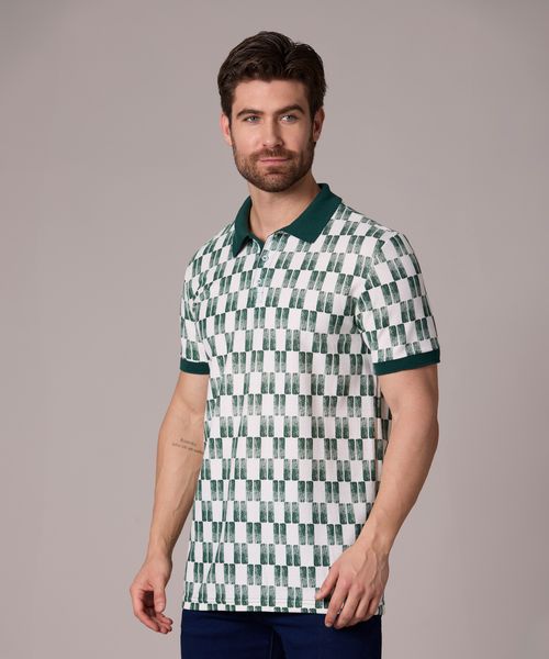 Playera Polo Manga Corta  de  Caballero