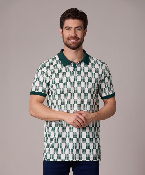 Playera Polo Manga Corta  de  Caballero