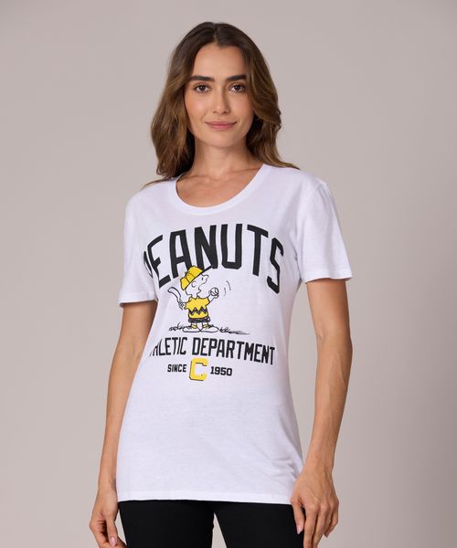 Playera de Licencia Snoopy de  Dama