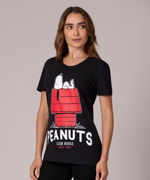Playera de Licencia Snoopy de  Dama