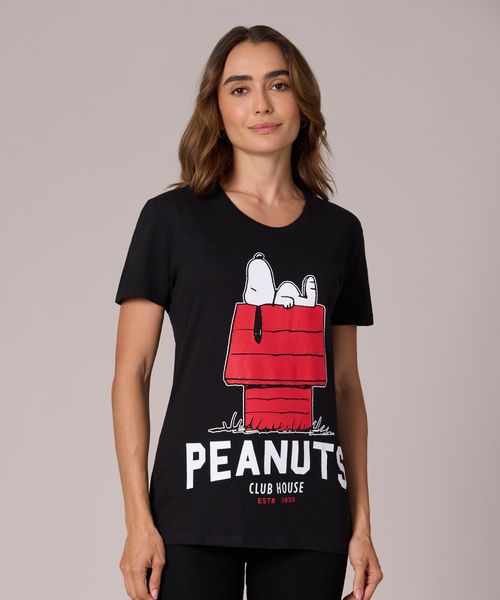 Playera de Licencia Snoopy de  Dama