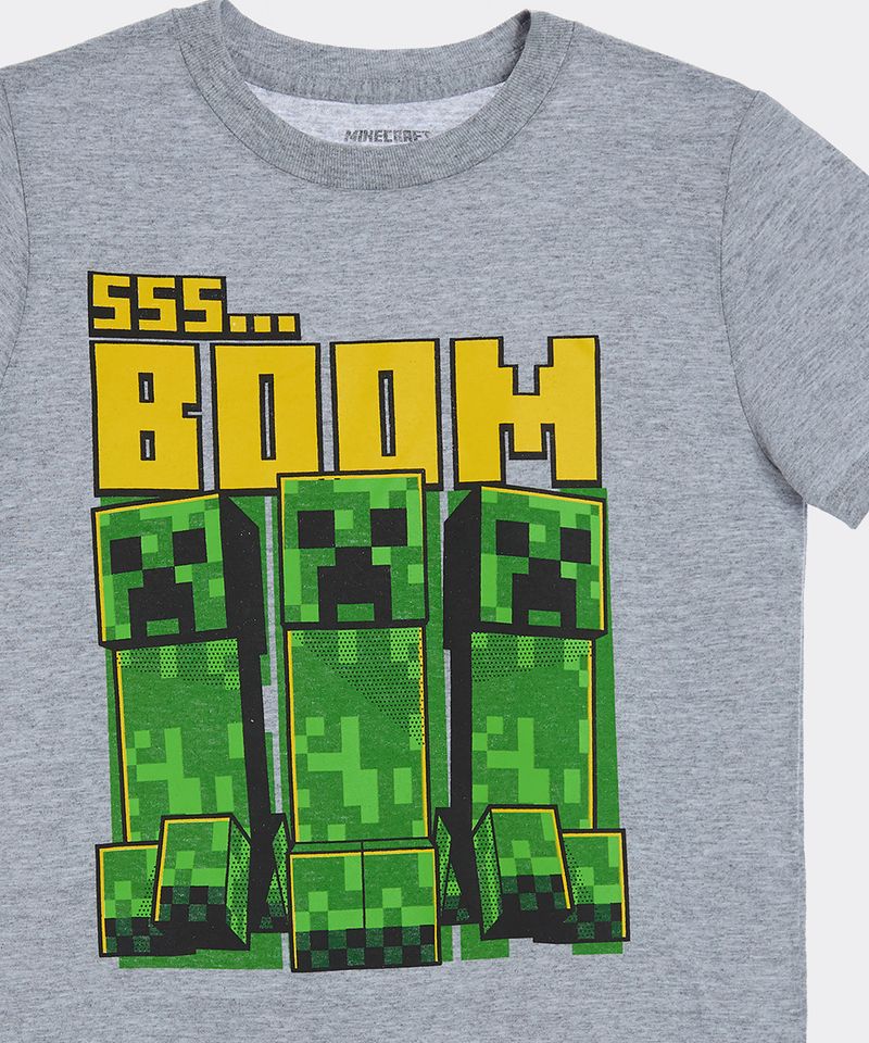 Playera de Licencia Minecraft de  Niño Infantil