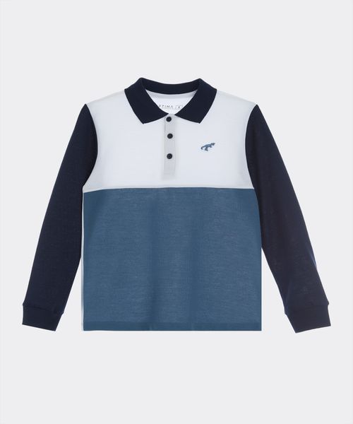 Playera Polo Manga Larga  de  Niño Infantil