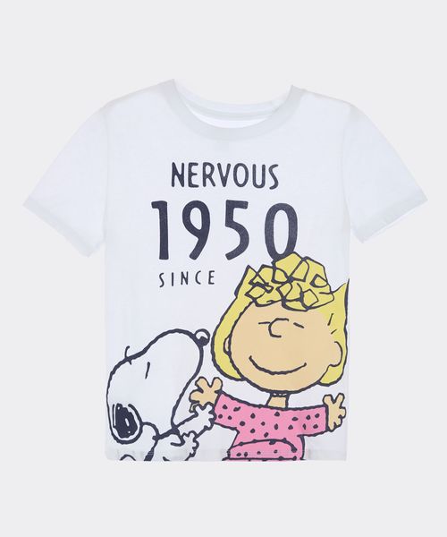 Playera de Licencia Snoopy de  Niña Infantil