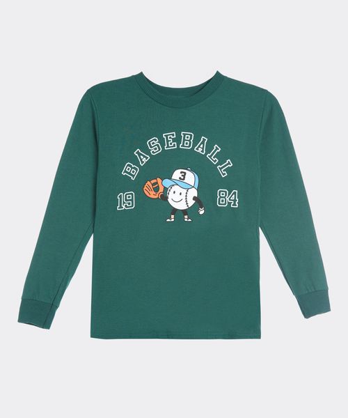 Playera Manga Larga  de  Niño Infantil