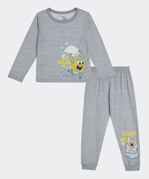 Set Pijama Pantalón y Playera Bob Esponja de  Bebo Años