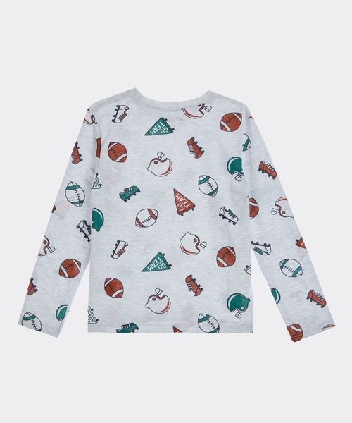 Playera Manga Larga  de  Niño Infantil