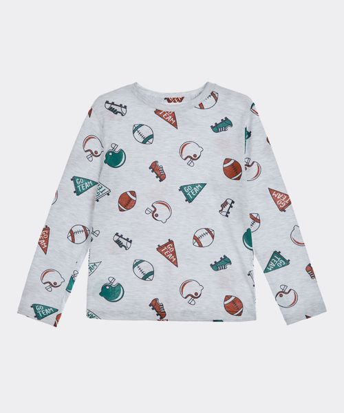 Playera Manga Larga  de  Niño Infantil