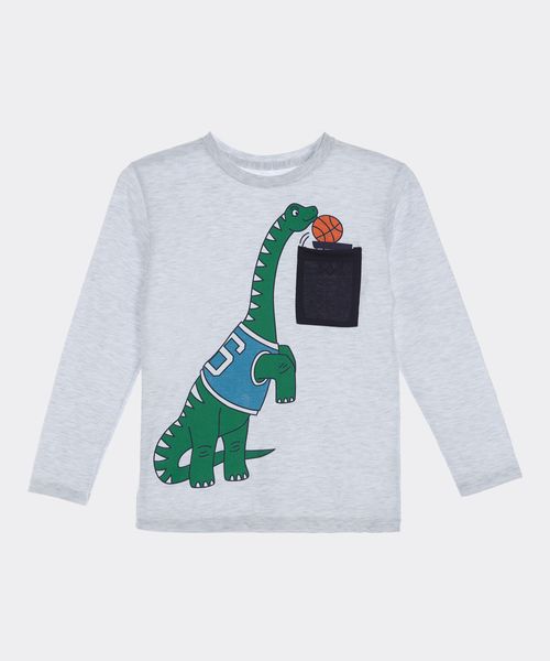 Playera Manga Larga  de  Niño Infantil