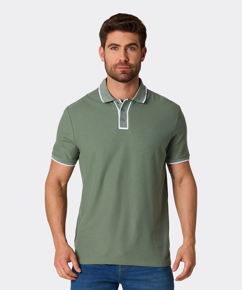 Playera Polo Manga Corta  de  Caballero