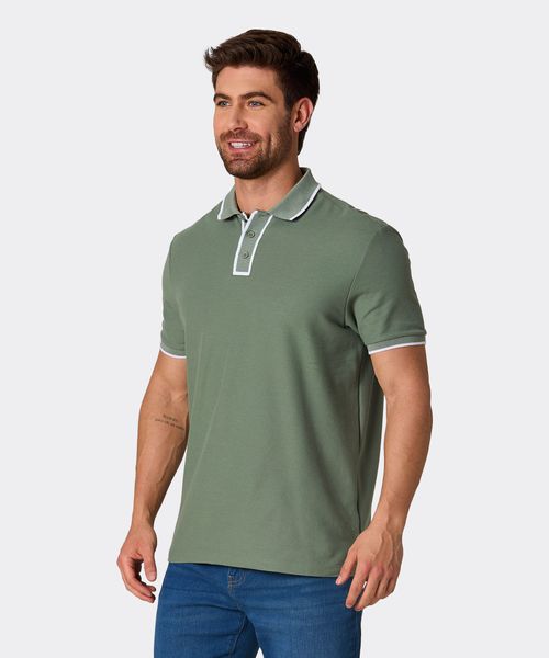 Playera Polo Manga Corta  de  Caballero