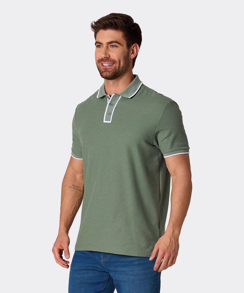 Playera Polo Manga Corta  de  Caballero