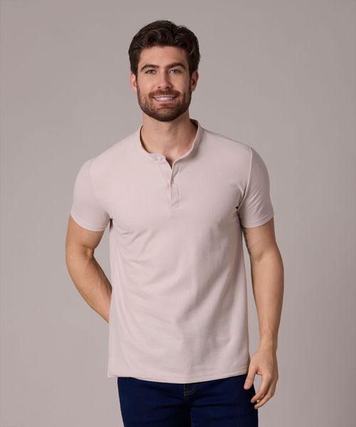 Playera Henley  de  Caballero