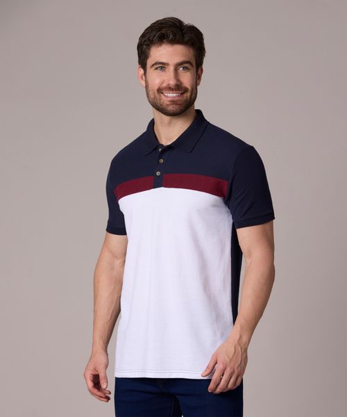 Playera Polo Manga Corta  de  Caballero