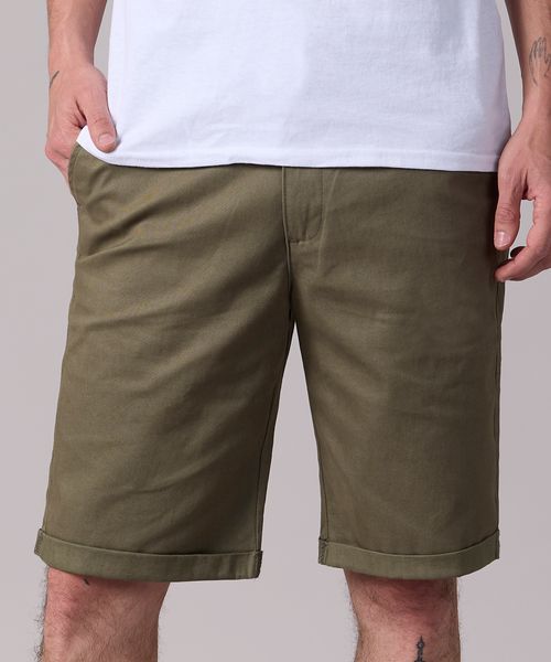 Bermuda de Gabardina Basica de  Caballero