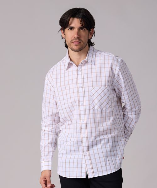 Camisa Manga Larga  de  Caballero