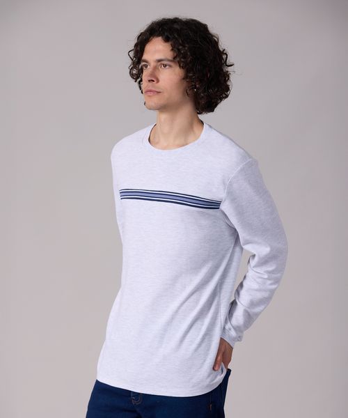 Playera Manga Larga  de  Caballero