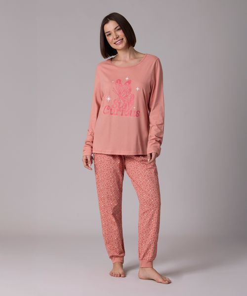 Set Pijama Pantalón y Playera  de  Dama
