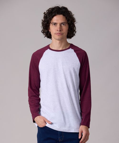 Playera Manga Larga  de  Caballero