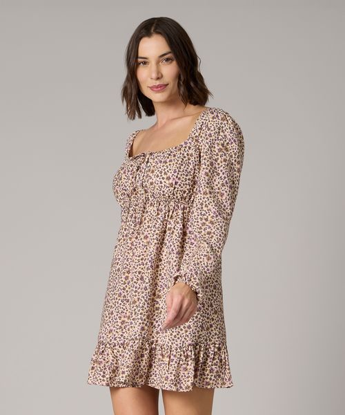 Vestido Manga Larga  de  Dama