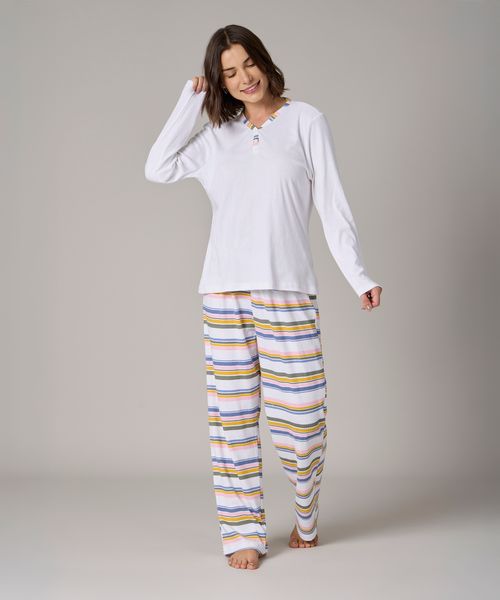 Set Pijama Pantalón y Playera  de  Dama
