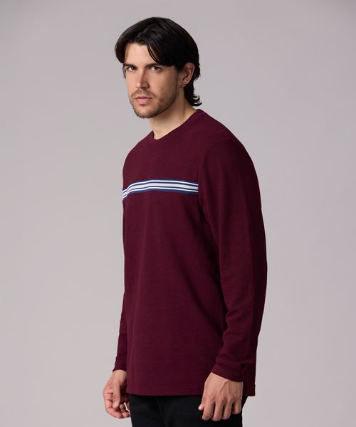 Playera Manga Larga  de  Caballero