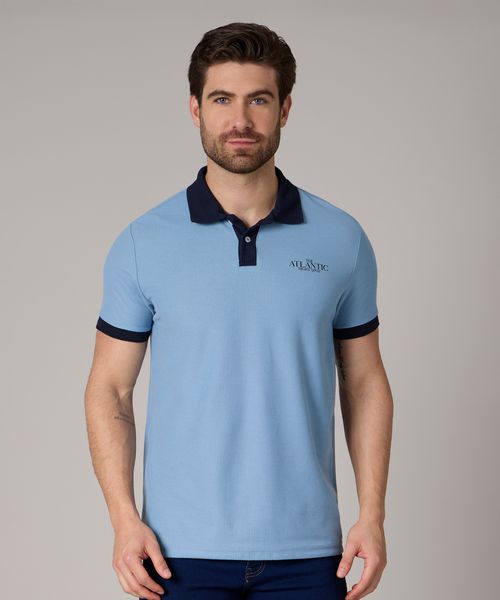 Playera Polo Manga Corta  de  Caballero