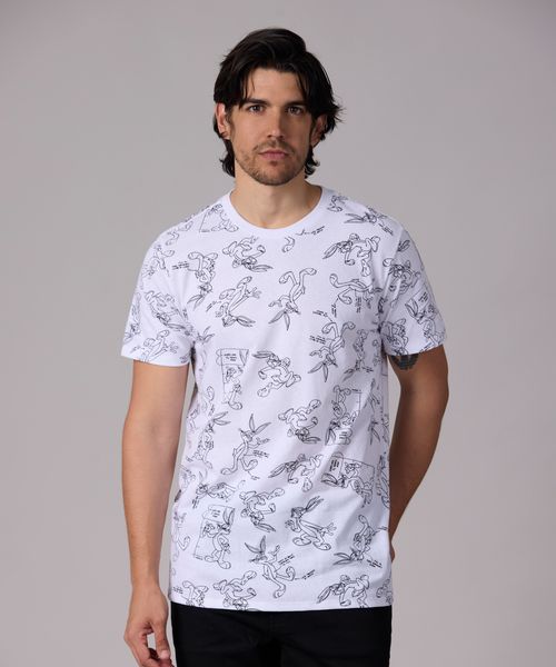 Playera de Licencia Looney Tunes de  Caballero